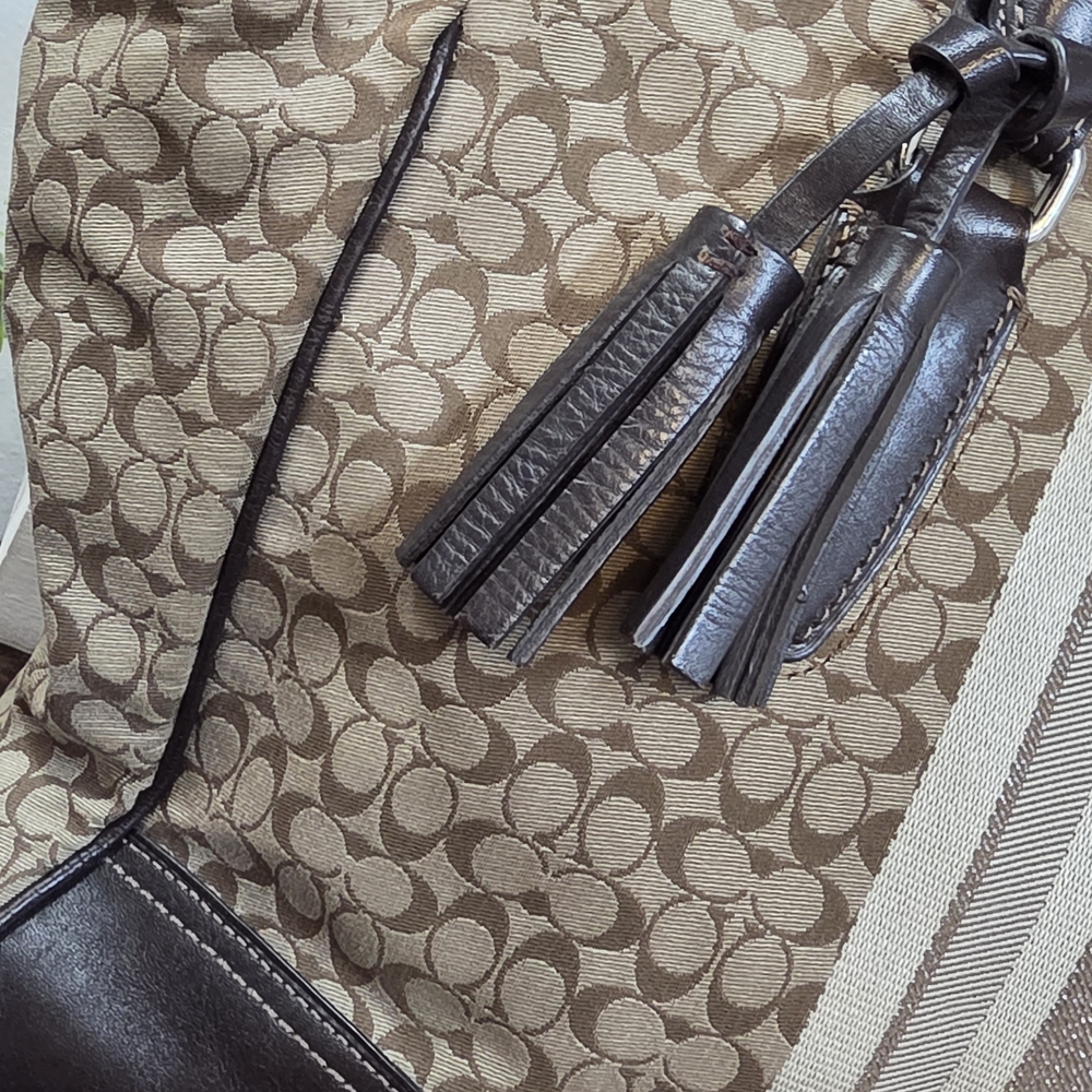 Coach LEGACY Signature Tote Bag - Picture 4 of 13